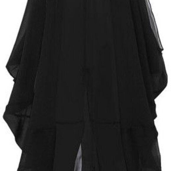 Mara Hoffman Beach Boho Pool Vacation Sheer Beaded Long Black Swim Coverup S M L - Picture 6 of 8